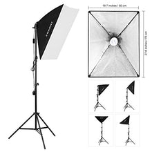 CRAPHY 2x125W Upgraded Photo Studio 50x70CM Softbox Kit Soft boxes