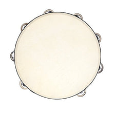 Andoer® 10" Hand Held Tambourine Drum Bell Birch Metal Jingles Percussion