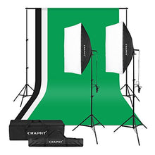 CRAPHY 2x125W Upgraded Photo Studio 50x70CM Softbox Kit Soft boxes