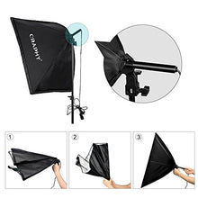 CRAPHY 2x125W Upgraded Photo Studio 50x70CM Softbox Kit Soft boxes