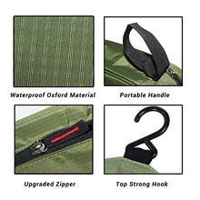Hanging Toiletry Bag Waterproof, Jiemei Travel Wash Bag for Men & Women