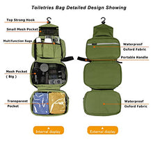 Hanging Toiletry Bag Waterproof, Jiemei Travel Wash Bag for Men & Women