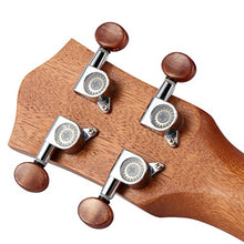 Donner Soprano Ukulele Mahogany DUS-1 21 inch with Ukulele Set Strap Nylon String Tuner
