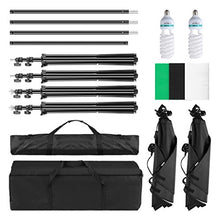 CRAPHY 2x125W Upgraded Photo Studio 50x70CM Softbox Kit Soft boxes
