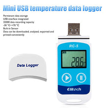 Elitech URC5 USB High Accuracy Temperature Data logger, 32000 points Records