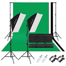 CRAPHY 2x125W Upgraded Photo Studio 50x70CM Softbox Kit Soft boxes