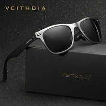 Unisex Aluminium Square Polarised Mirror Sun Glasses