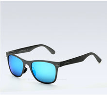 Unisex Aluminium Square Polarised Mirror Sun Glasses
