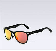 Unisex Aluminium Square Polarised Mirror Sun Glasses
