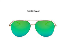 Unisex Flat Lens Mirror Aviation Sunglasses for Drone an Microlight Pilots