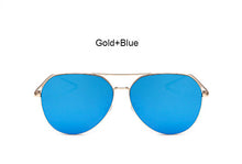 Unisex Flat Lens Mirror Aviation Sunglasses for Drone an Microlight Pilots