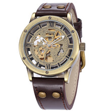 Vintage Bronze Men's Skeleton Watch