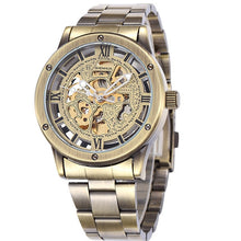 Vintage Bronze Men's Skeleton Watch