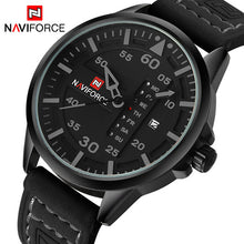 Men Sports Watches Men's Quartz Date Clock Man Leather Army