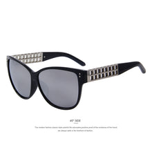 Cat Eye Sunglasses Gold Hollow Metal UV400