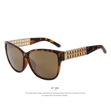Cat Eye Sunglasses Gold Hollow Metal UV400