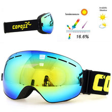 Professional ski goggles double layers lens anti-fog UV400