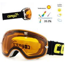 Professional ski goggles double layers lens anti-fog UV400