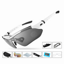 Polarized Cycling Glasses 5 Lens Clear UV400 Proof Outdoor