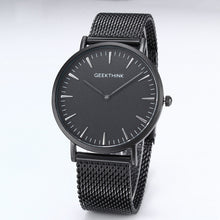 Luxury Quartz watch Casual men quartz stainless steel Mesh strap