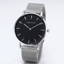 Luxury Quartz watch Casual men quartz stainless steel Mesh strap