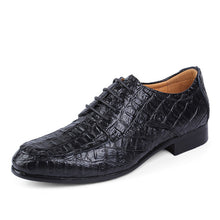 Genuine Leather Oxford Shoes For Business Men Crocodile Shoes