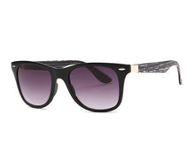 Unisex Sunglasses Artificial Wood Grain Sun Glasses