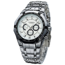 Luxury Men's Black Full Steel Casual Sport Watch