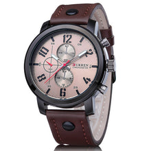 Men Casual Leather strap Business Wristwatch