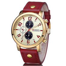 Men Casual Leather strap Business Wristwatch