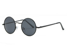 Unisex Polarised Sunglasses Small Round Alloy Frame