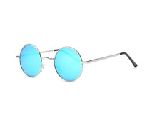 Unisex Polarised Sunglasses Small Round Alloy Frame