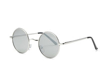 Unisex Polarised Sunglasses Small Round Alloy Frame