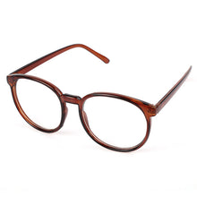 Women Vintage Glasses Frame Plain Mirror Round Optical Frame