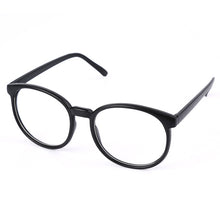 Women Vintage Glasses Frame Plain Mirror Round Optical Frame