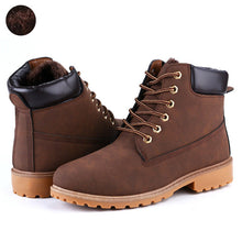 Faux Suede Leather Men Boots
