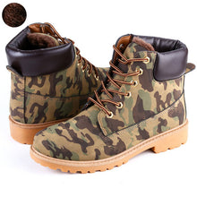 Faux Suede Leather Men Boots