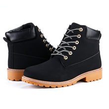 Faux Suede Leather Men Boots