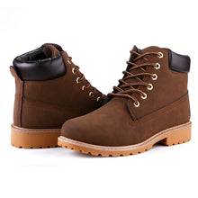 Faux Suede Leather Men Boots