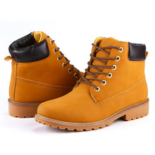 Faux Suede Leather Men Boots