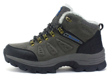 Boots for Men Winter Snow Boots Warm Fur&Plush Lace Up