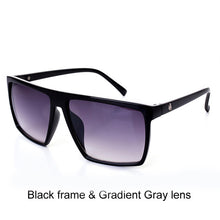 Square Sunglasses Men Brand Designer Mirror Photochromic Oversized Sunglasses