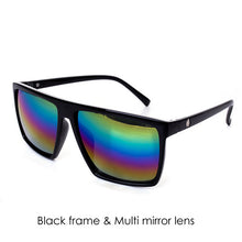 Square Sunglasses Men Brand Designer Mirror Photochromic Oversized Sunglasses