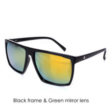 Square Sunglasses Men Brand Designer Mirror Photochromic Oversized Sunglasses