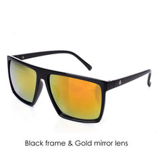 Square Sunglasses Men Brand Designer Mirror Photochromic Oversized Sunglasses