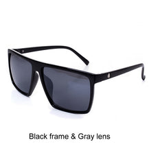 Square Sunglasses Men Brand Designer Mirror Photochromic Oversized Sunglasses