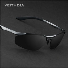 Rimless Mens Aluminium Sunglasses Polarised