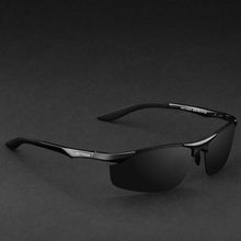 Rimless Mens Aluminium Sunglasses Polarised
