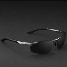 Rimless Mens Aluminium Sunglasses Polarised