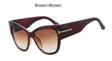 Cat Eye Sunglasses Ladies Large Size UV400
